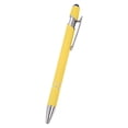 thumbnail image 1 of Soft Rubber Grip Stylus Ballpoint Pen, 2 In 1 Touch Screen Metal Retractable Writing Pen, Comfort Non Slip Office Click Ball Pen, Portable Pocket Clip Tablet Smartphone Stylus Pen, Smooth Ink Pen, 1 of 6
