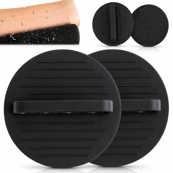 Soft Rubber Shower Scrubber, Painless Exfoliating Body Bath Glove with Easy-Grip Strap for Dead Skin, Deep Cleaning Back, Arms and Legs