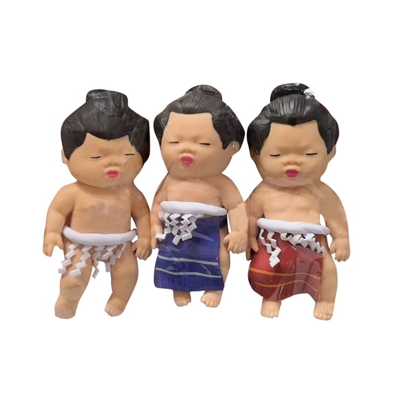 Soft Rubber Squeeze Doll Slow Rebound Stress Relief Figure 16cm Handheld Tool for Collection and Disrelaxation Random Style