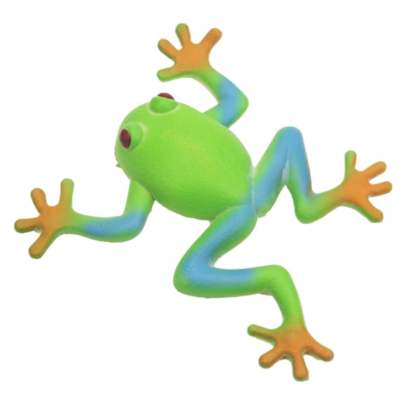 Soft Rubber Stress Relief Simulation Frog Tool Stretchable Squeeze Fun Novelty Frog Shaped Sensory relaxation Item for users and Adults