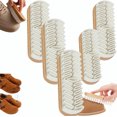thumbnail image 1 of Soft Rubber Suede Brush for Shoes & Leather –2025 New Cleaner for Shoe Care Accessories, Suede Cleaning Brush for Shoes, Bags, Jacket, Purse, Sofa with Wooden Handle, Stain Eraser, 1 of 8