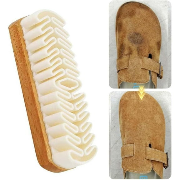 Soft Rubber Suede Brush for Shoes & Leather – Gentle Suede Eraser Cleaner Scrub Tool for Nubuck, Velvet, Suede Boots, Sneakers, Bags – 2025 New Cleaner for Shoe Care Accessories (1 pcs)