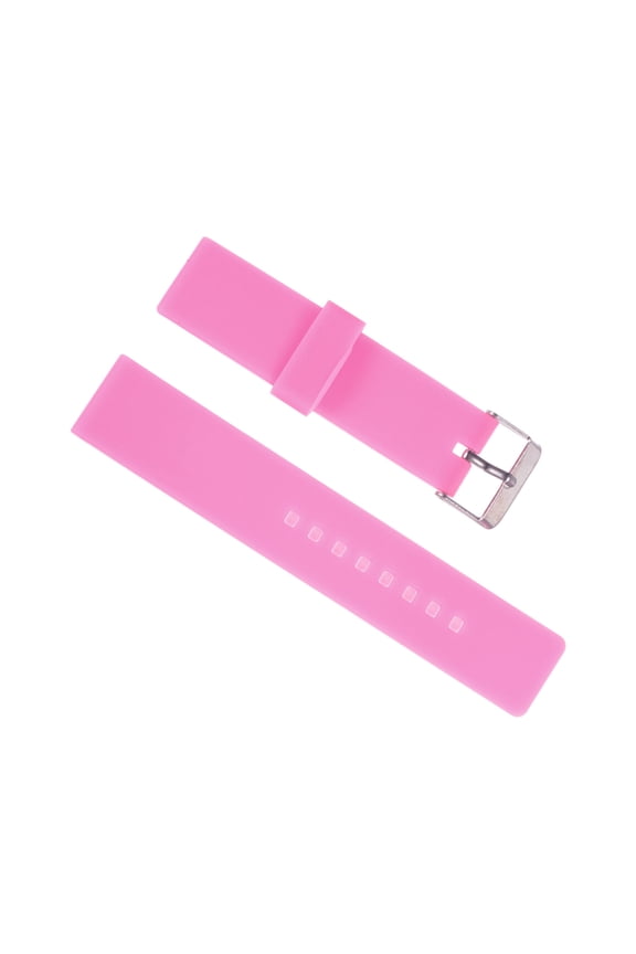 Rubber Watch Band 20mm, Replacement Rubber Watch Strap, Pink