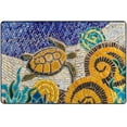 thumbnail image 1 of Soft Rug Large Area Rugs, Turtle and Marine Life Comfortable Indoor Carpet, Baby Play&nbsp;Mat for Living Room Bedroom Nursery Home Decor Floor Mat 72 X 48 Inch, 1 of 5