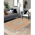 thumbnail image 1 of Soft Rug, Office Decor Rug, Area Rugs, Medallion Rug, Orange Rugs, Moroccan Design Rug, Oriental Rugs, Salon Rug, Nursery Rug, Turkish Rug, 3.9'x5.9' - 120x180 cm, 1 of 8