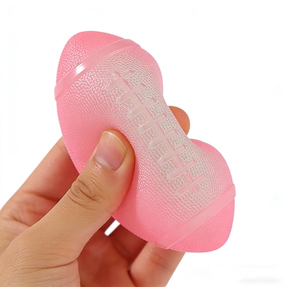 Soft Rugby Squishy Stress Ball – Stretchy Fidget Toy with Malt Sugar Texture,Sports-Themed Sensory Squeeze for Anxiety Relief,Relaxing Desk Decor Gift for All Ages