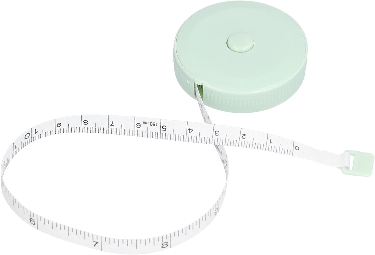 Soft Ruler ,Cute Soft Sewing Tape Measure Mini Measuring Tape for Body  Measuring Measurements-1.5m (Green)