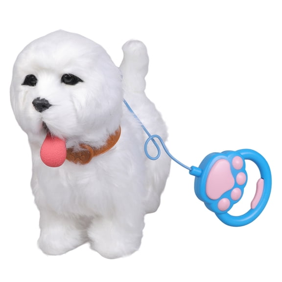 Soft Safe Electric Plush Toy Dog With Talking Feature And Tongue Out Simulation For Children Ages 3+