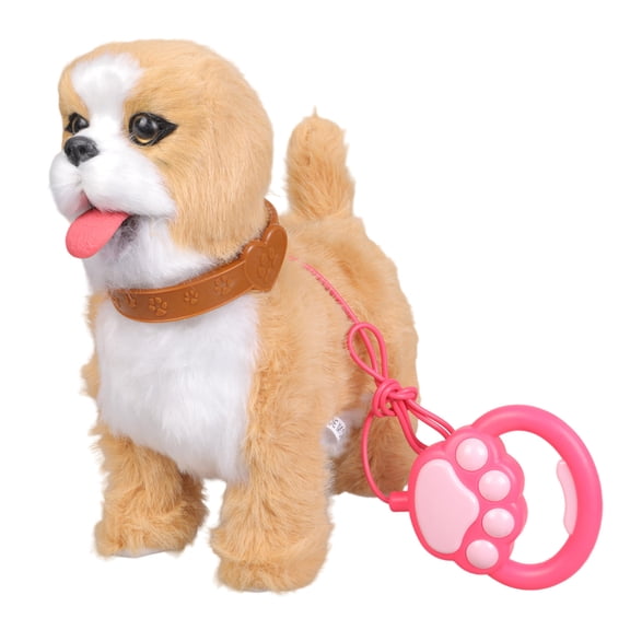 Soft Safe Electric Plush Toy Dog With Talking Feature And Tongue Out Simulation For Children Ages 3+