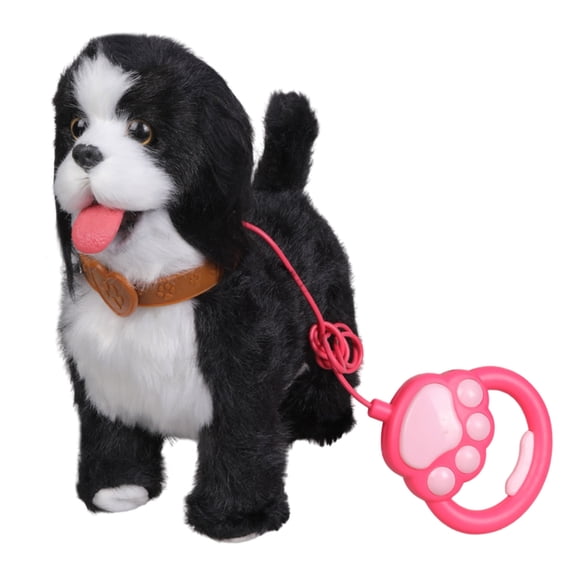 Soft Safe Electric Plush Toy Dog With Talking Feature And Tongue Out Simulation For Children Ages 3+