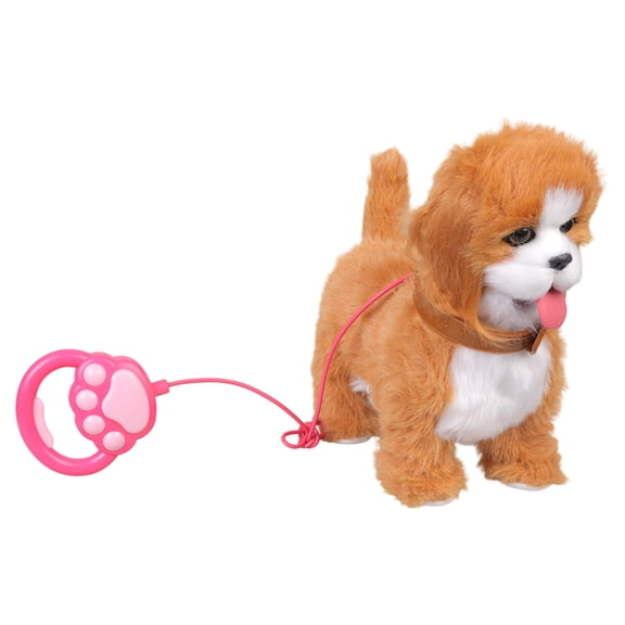 Soft Safe Electric Plush Toy Dog With Talking Feature And Tongue Out Simulation For Children Ages 3+