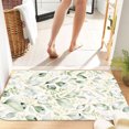 thumbnail image 1 of Soft Sage 16x24 Flannel Bath Mat for Bathroom, Anti-Slip Backing Soft Bathroom Rug, Washable Water Absorbent Mat, 1 of 9