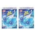 thumbnail image 1 of Soft Scrub 4-in-1 Rim Hanger Automatic Toilet Bowl Cleaner, Sapphire Waters, 1 Count - 2 Pack, 1 of 3