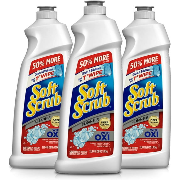 Soft Scrub All-Purpose Cleaners, 36 Ounce, 3 Count