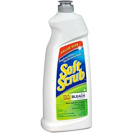 Soft Scrub Cleanser with Bleach, 36 Ounce Pack of 1