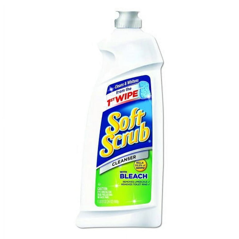 Soft Scrub Cleanser with Bleach Commercial 36 oz Bottle, 6/Carton (15519CT)