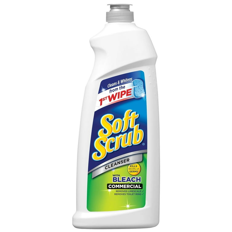送料無料 通販 ファッション Scrub, Soft Commercial Oz 36 Bleach, With Cleanser 衛生・清掃用品