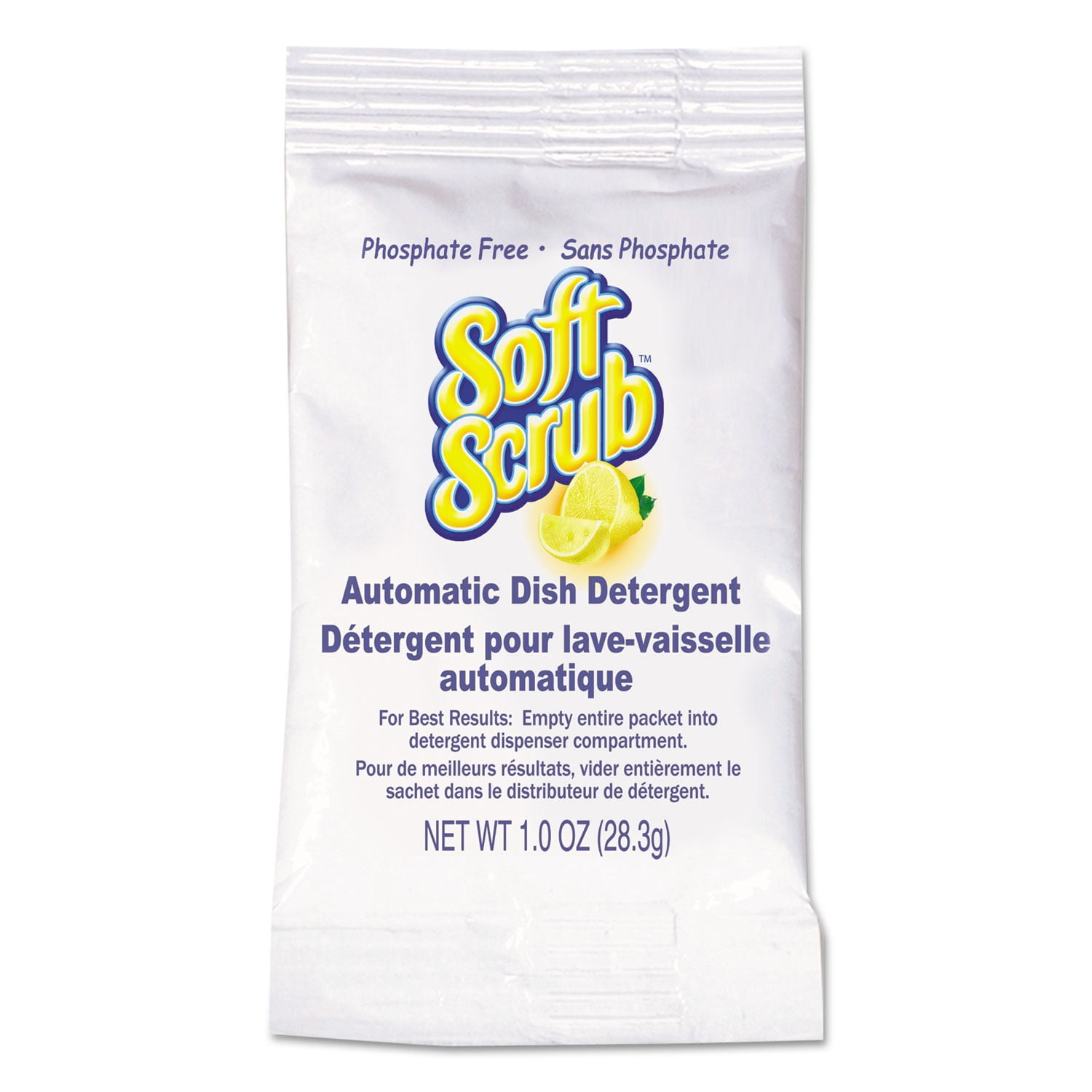 Soft Scrub, DIA10006, Dishwasher Detergent Packs, 200/Carton, White