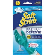Soft Scrub Large Premium Defense Glove 20 Mil Thickness Ribbed 15 Ext, Each