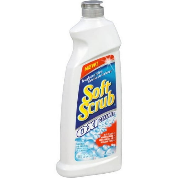 Soft Scrub Multi-Purpose Cleanser with Oxi Surface Cleaner 24oz. (Pack of 3)