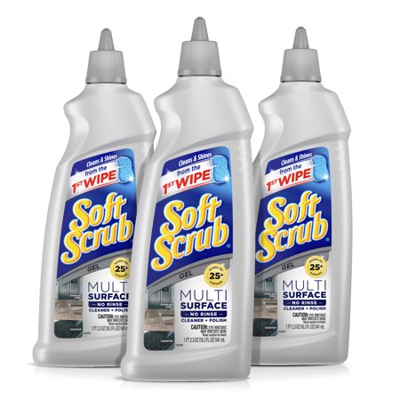 Soft Scrub Multisurface Gel Cleaner And Polish, 18.3 Ounce, Pack Of 3