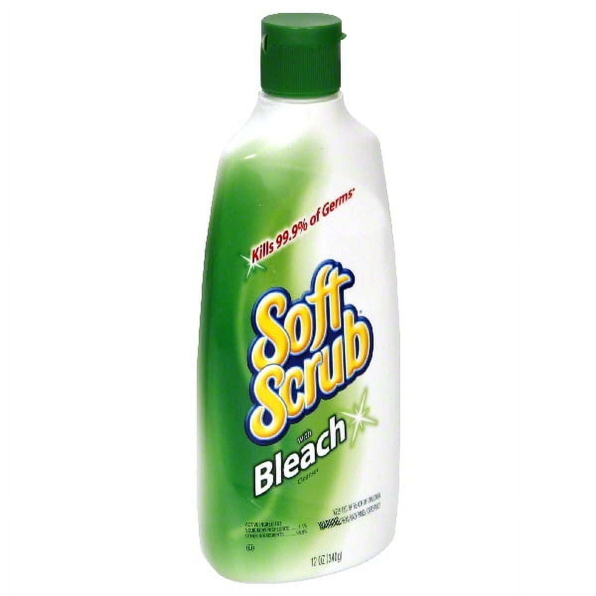 Soft Scrub Soft And Dry W Bleach Cleanser 12 Oz Plastic Bottle