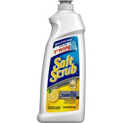 Soft Scrub Total All Purpose Cleanser - Cleaning Cream - Lemon Scent - 6 / Carton
