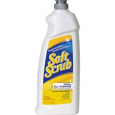 Soft Scrub Total All-purpose Bath/Kitchen Cleanser - For Sink, Shower, Bathroom, Kitchen - 24 fl oz (0.8 quart) - Lemon, Fresh Scent - 9 / Carton - Phosphate-free, Cleanse - White Soft Scrub Total All-purpose Bath/Kitchen Cleanser - For Sink, Shower, Bathroom, Kitchen - 24 fl oz (0.8 quart) - Lemon, Fresh Scent - 9 / Carton - Phosphate-free, Cleanse - White