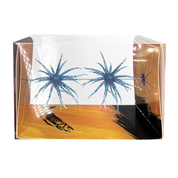 Soft Sea Urchin Fishing Lures, Floating Tentacle Creature Baits for Bass Trout, Realistic Swimming Action Soft Worm with Built-in Glitter, 2PCS per Set