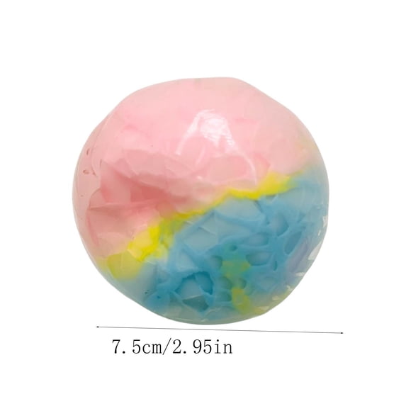 Soft Sensory Stress Balls, Textured Memory Gel Soft Fidget Toys, Anxiety Relief Squeeze Ball for Autism/ADHD