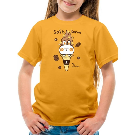 Soft Serve Cute Rabbit T-Shirt Juniors -Image by Shutterstock, x-Small