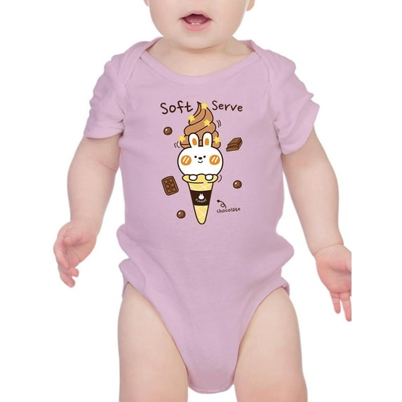 Soft Serve Ice Cream Bunny Bodysuit Infant -Image by Shutterstock, 18 Months