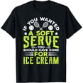 thumbnail image 1 of Soft Serve Ice Cream Tennis Balls Racket Sport Gift Teenager T-Shirt, 1 of 4