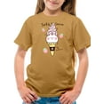 thumbnail image 1 of Soft Serve Strawberry Bunny T-Shirt Juniors -Image by Shutterstock,  Large, 1 of 4
