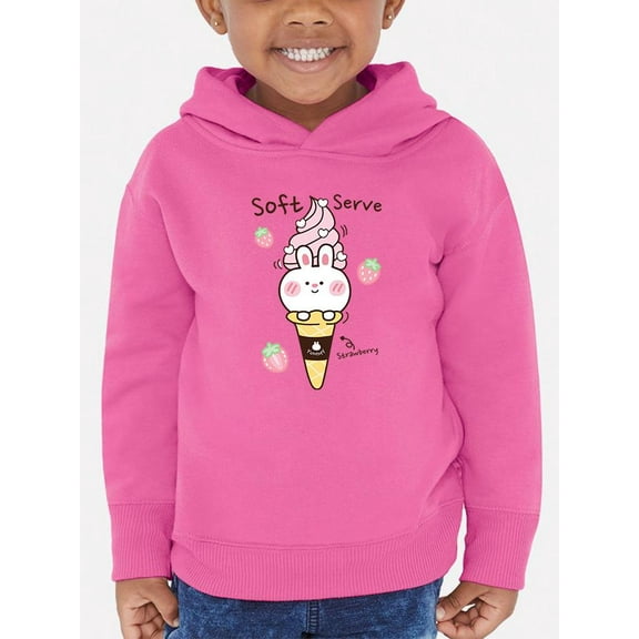Soft Serve Strawberry Rabbit Hoodie Toddler -Image by Shutterstock,  4 Toddler