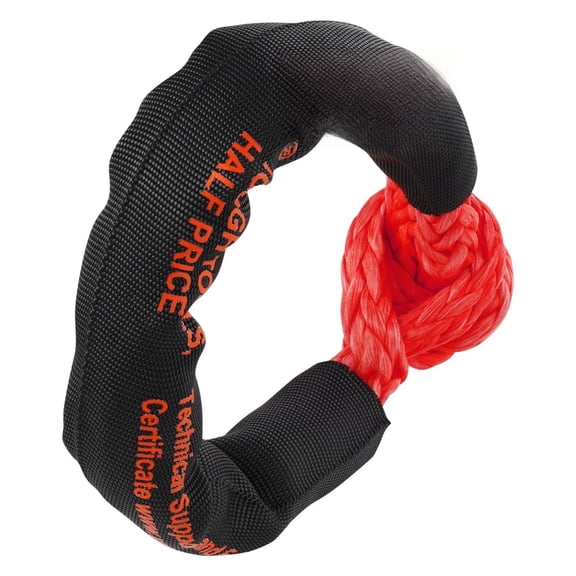 Soft Shackle 2PCS, 1/2"x22" Recovery Rope, 44092lbs Break Strength, Synthetic Tow Rope, Off Road Winch Rope, Vehicle Traction