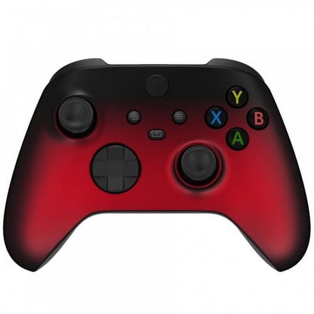 "Soft Shadow Red" Xbox One X UN-MODDED Custom Controller Unique Design (with 3.5 jack)