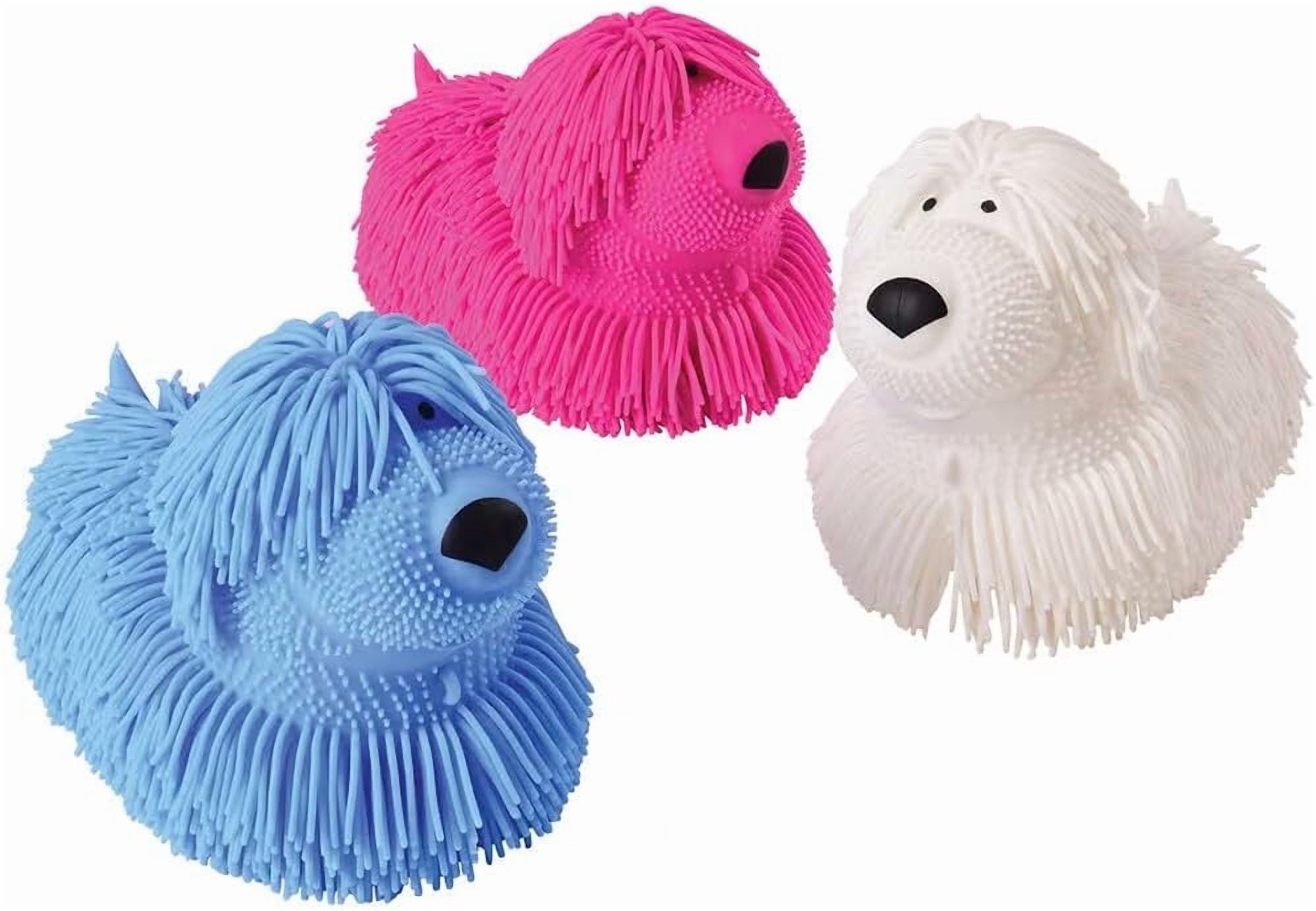 Soft Shaggy Puffer Hundespielzeug – Luftgefüllt, Knautschbar & Ideal Zum Kauen