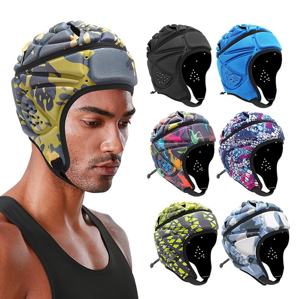 Soft Shell Protective Headgear 7 V 7 Rugby Headguards Padding Padded