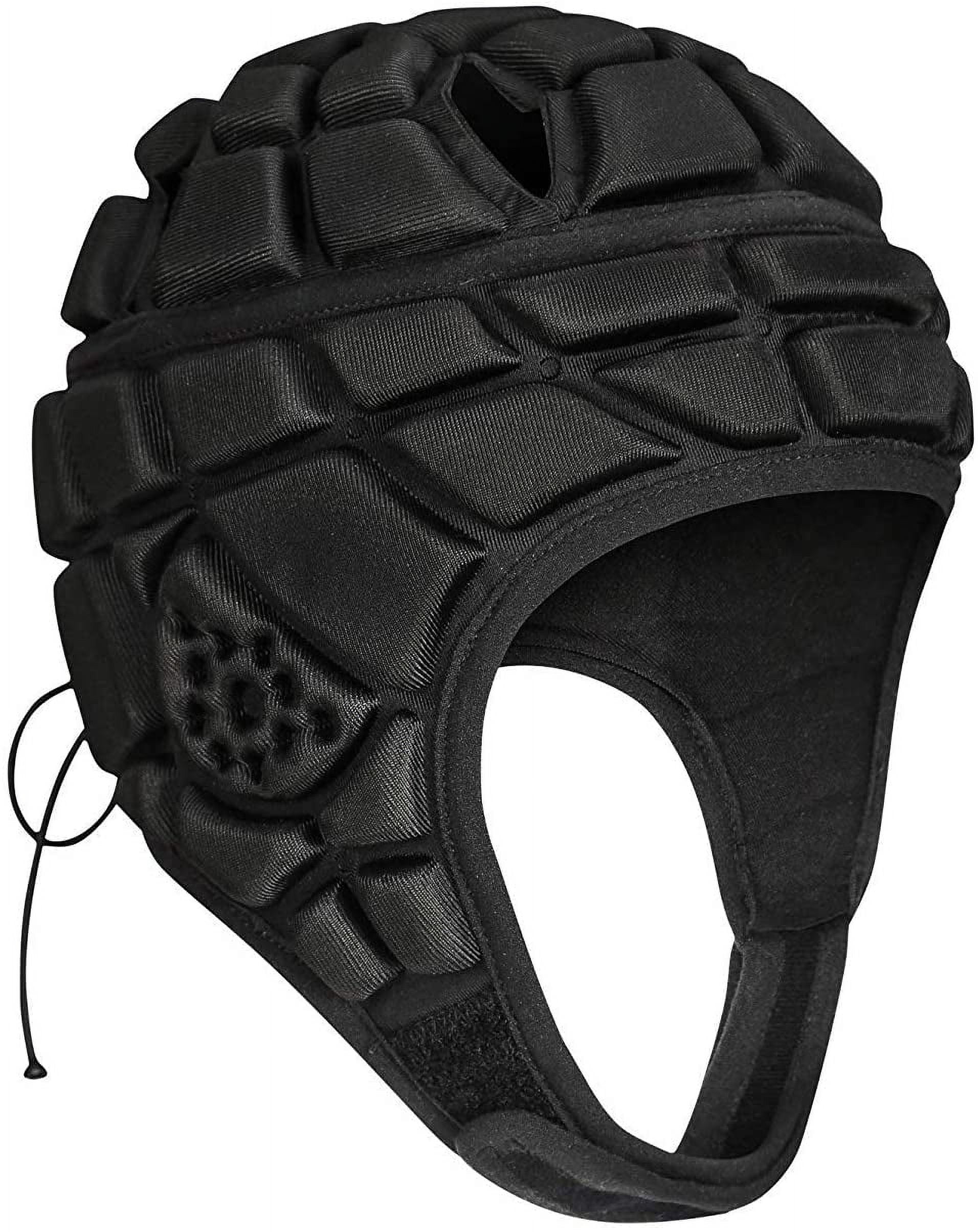 Soft Shell Protective Headgear Rugby Headguards Padded Gear Adjustable Padding Helmet for Soccer Goalie Football Youth Kids