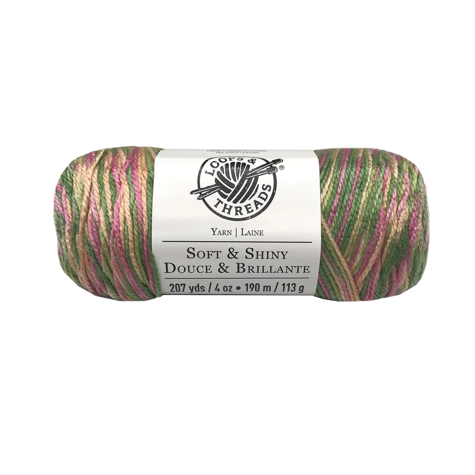 Soft Classic Multi Ombre Yarn by Loops & Threads - Multicolor Yarn for  Knitting, Crochet, Weaving, Arts & Crafts - Bluebird, Bulk 12 Pack 
