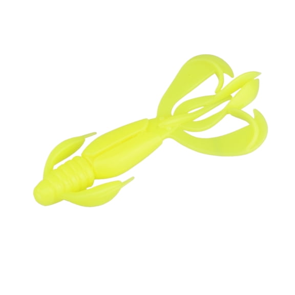 Soft Shrimp Fishing Tackle Bionic Design for Bass and Perch Freshwater Saltwater Texas Rig Soft Plastic 3 Inch Green