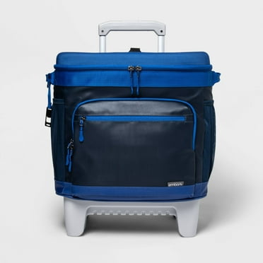 Soft Sided 26qt Roller Cooler Navy