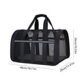 thumbnail image 1 of Soft-Sided Pet Carrier with Breathable Mesh Panels, Foldable Portable Travel Tote Bag for Small Dogs Cats Puppies, Lightweight Carrier with Handles for Vet Visits Car Rides Outdoor Use, 1 of 9