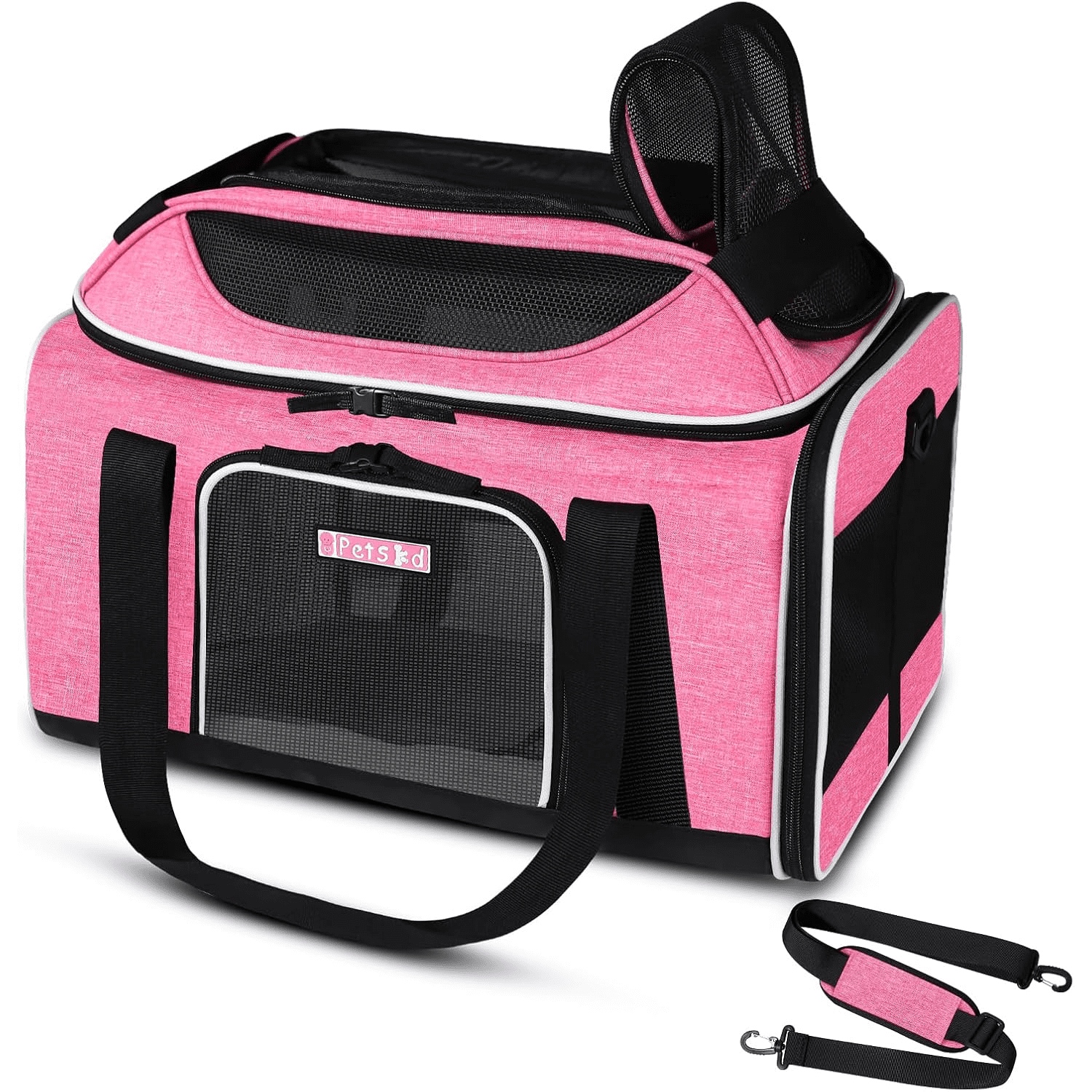 Soft-Sided Pet Carrier for Small Cats and Dogs, Airline Approved ...