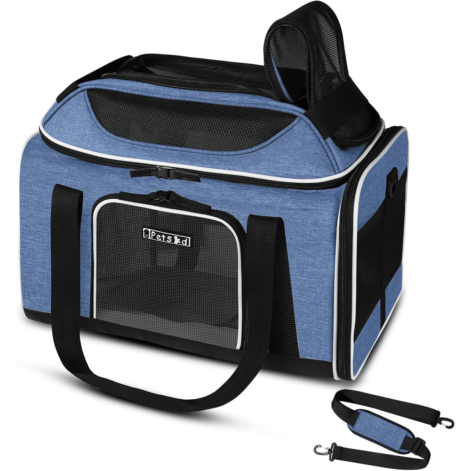 Soft-Sided Pet Carrier for Small Cats and Dogs, Airline Approved ... - Design-Ing Safe Cat Carriers With Ventilation