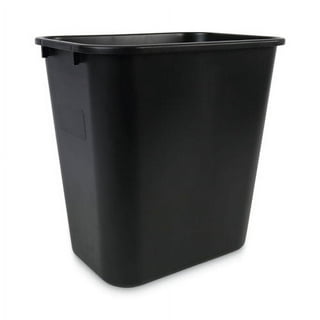 Mesh Metal Trash Can, Steel Mesh Powder-Coated Waste Basket, Black, 2 Pack,  12L& 18L, Lightweight& Sturdy Office Trash Cans, Recycling Bin Set, Fits  Under Desk, Round Wastebasket for School/ Office/ Home/ Bathroom/