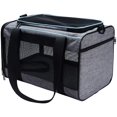 thumbnail image 1 of Soft-Sided Pet Carrier for Cats & Dogs Up to 16 Lbs, 17.5x11x11 Inches with Ventilation & Adjustable Strap, 1 of 7