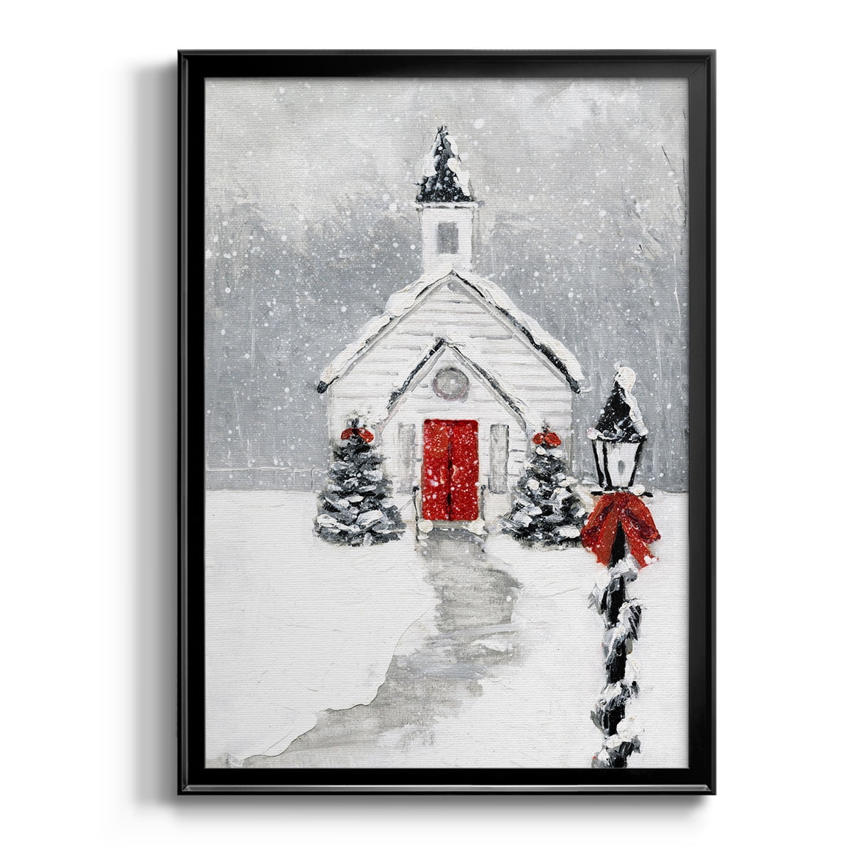 Soft Silent Night Premium Framed Print - Ready to Hang