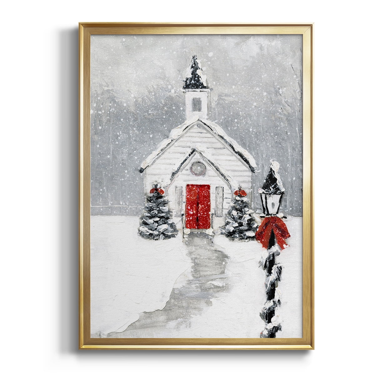 Soft Silent Night Premium Framed Print - Ready to Hang